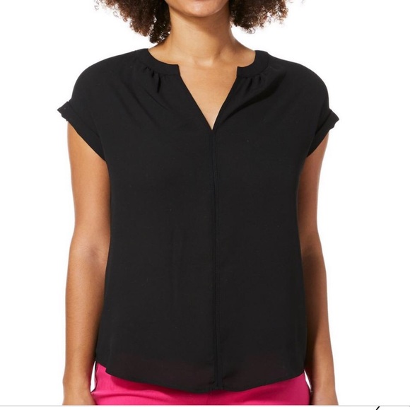 Philosophy Tops - Philosophy Womens Solid Woven Top